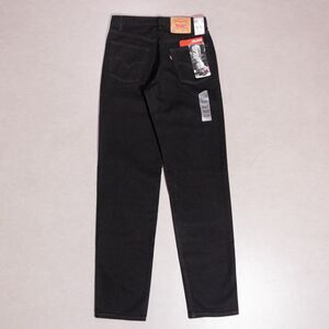 NWT Levi's 550 Relaxed Fit Black Denim Jeans VTG Made in USA Men's Size 31x36